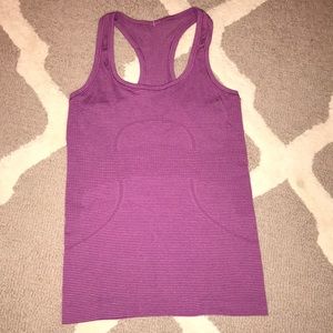 Lululemon striped racerback tank